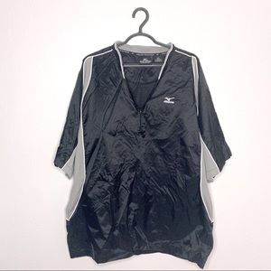 MENS MIZUNO TEAMWEAR nylon quarter zip shirt